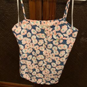 Rachel Rachel Roy spaghetti strap floral tank top